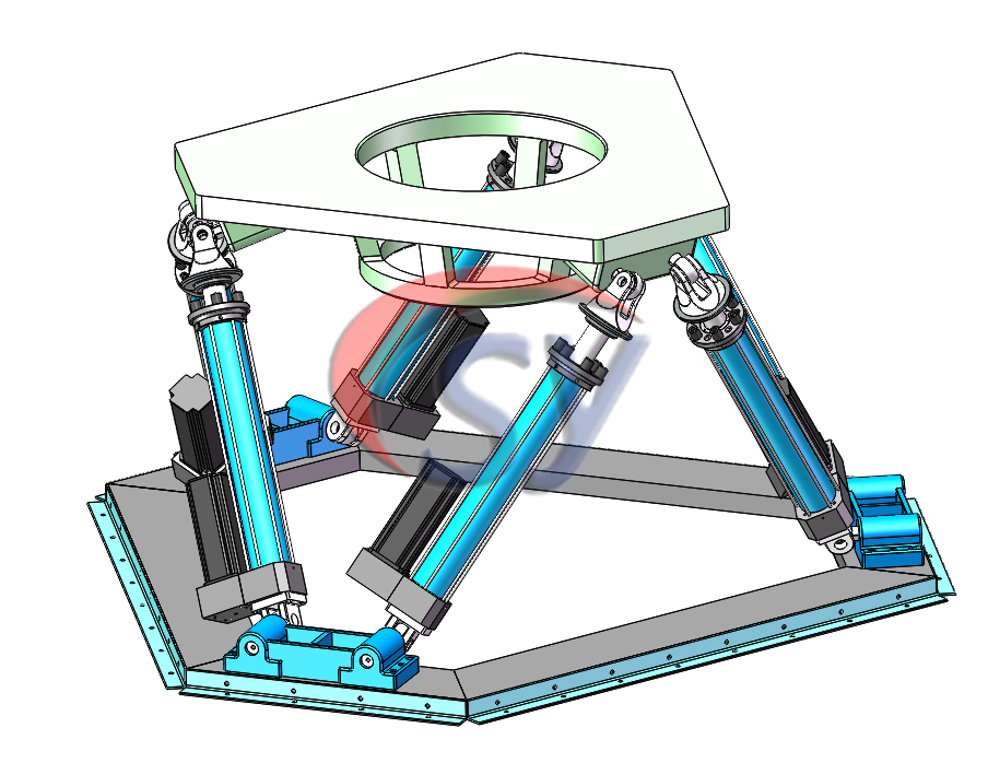 伺服電動缸在六自由度運動平臺中的應用